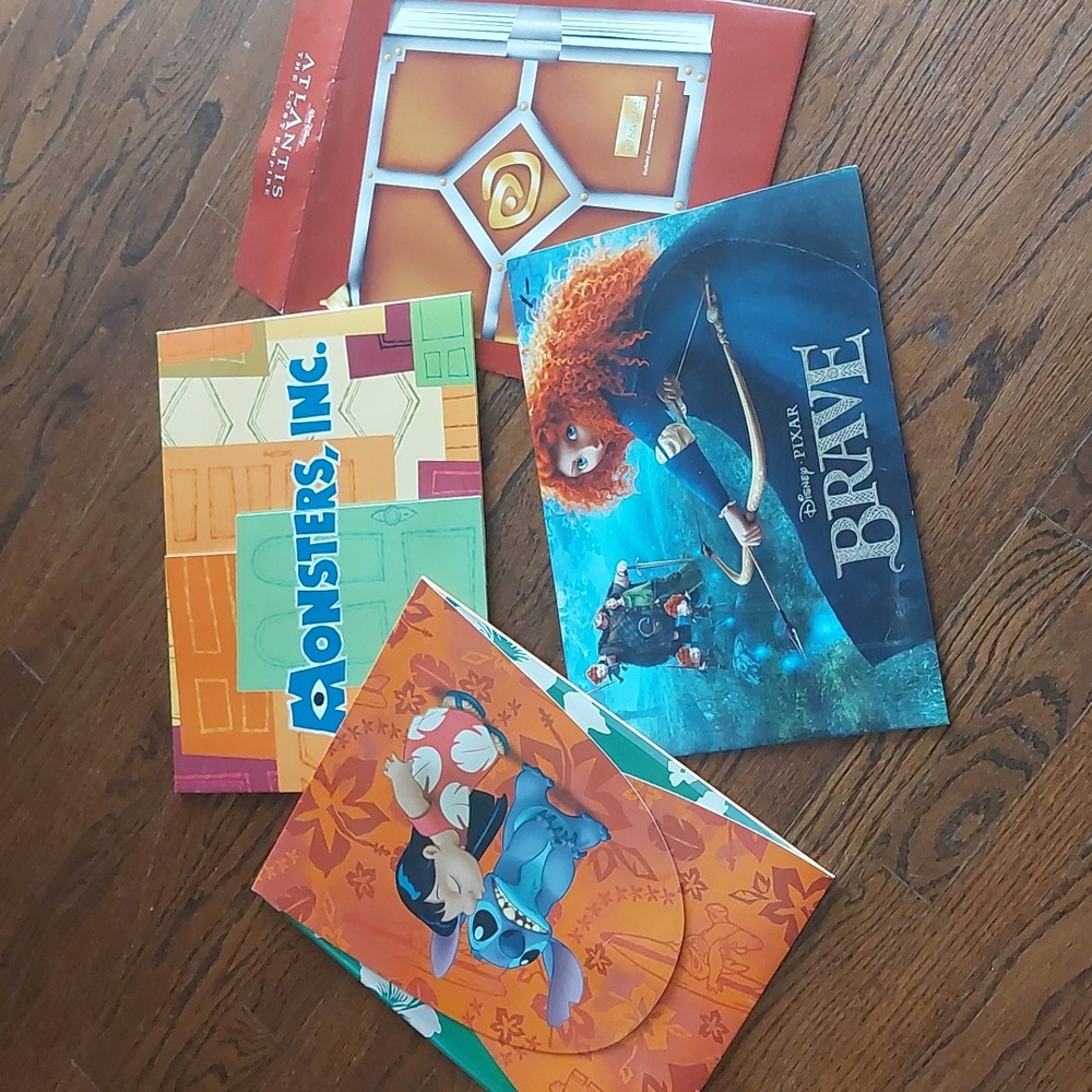 Disney lithographs sold as bundle of 4
